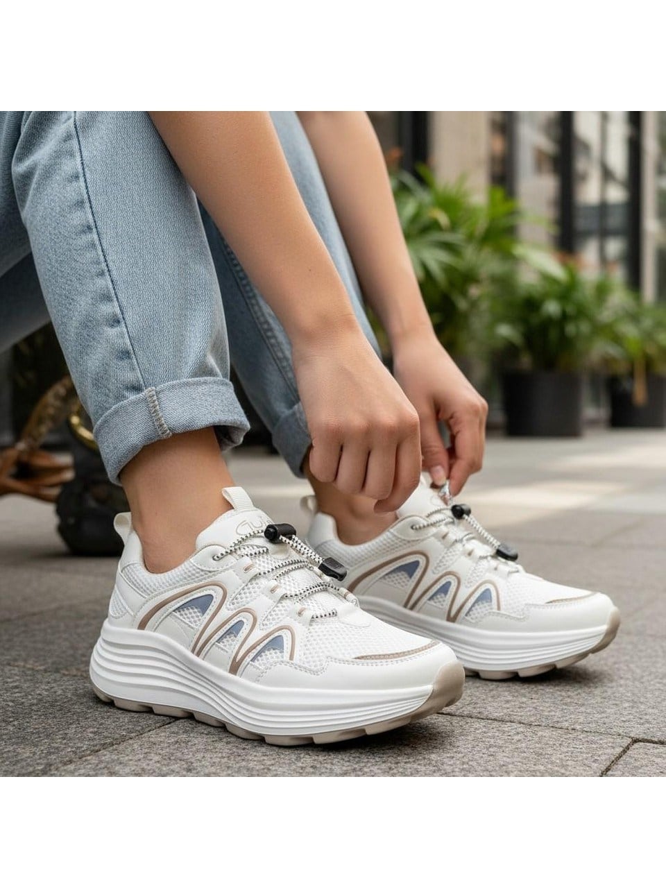 Guja 26Y319-1 Unisex Fileli Yüksek Taban Spor Ayakkabı