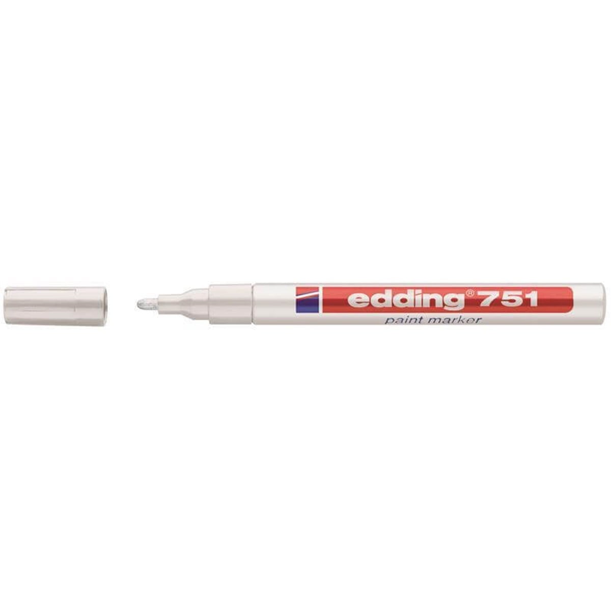 Edding 751-49 Beyaz Marker Kalemleri