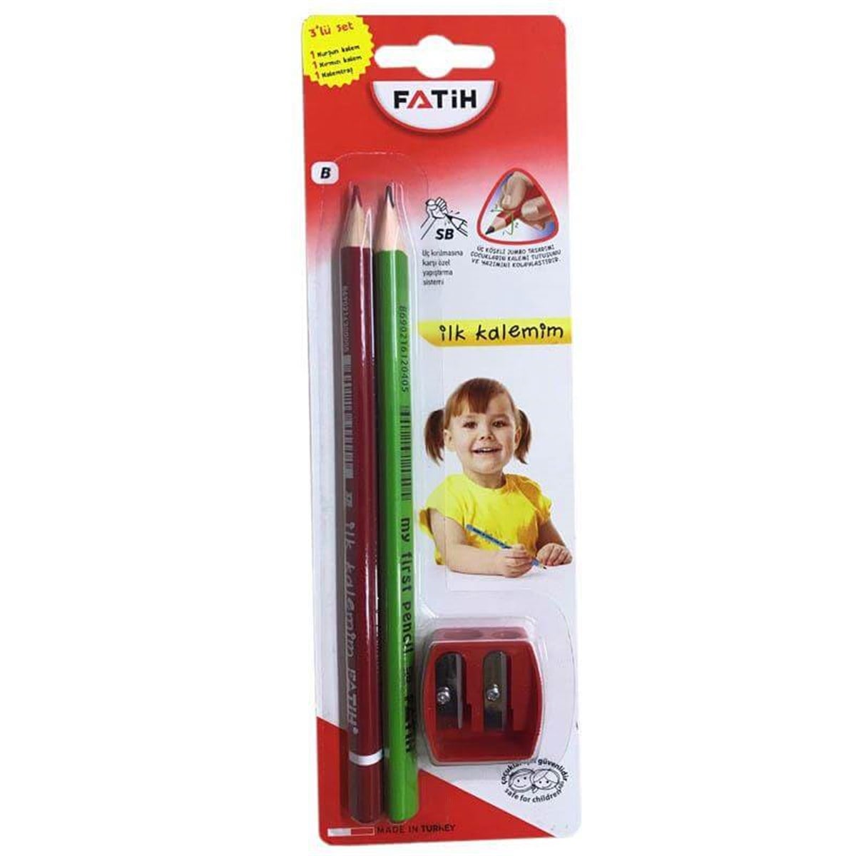 Fatih Jumbo İlk Kalemim Kurşun+Kırm.+Traş