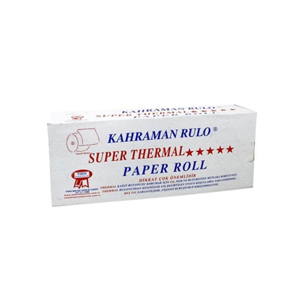 Kahraman 110X30 Yazarkasa Pos Termal Rulo 5 Li