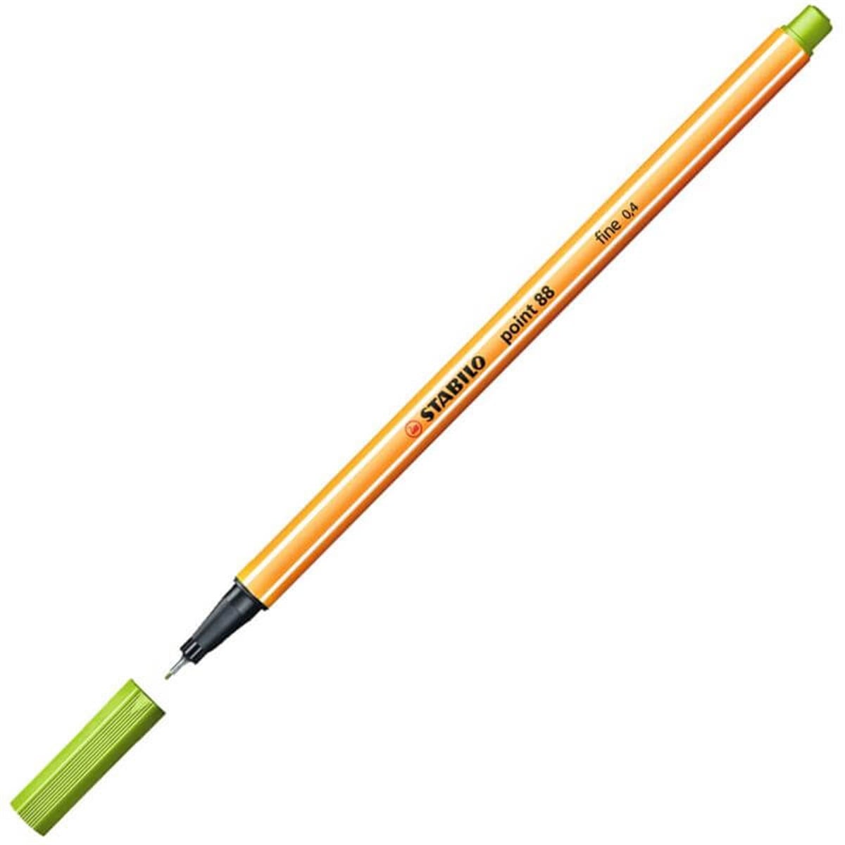 Stabilo Point 88/33 Elma Yeşilil Fineliner Kalem 0.4
