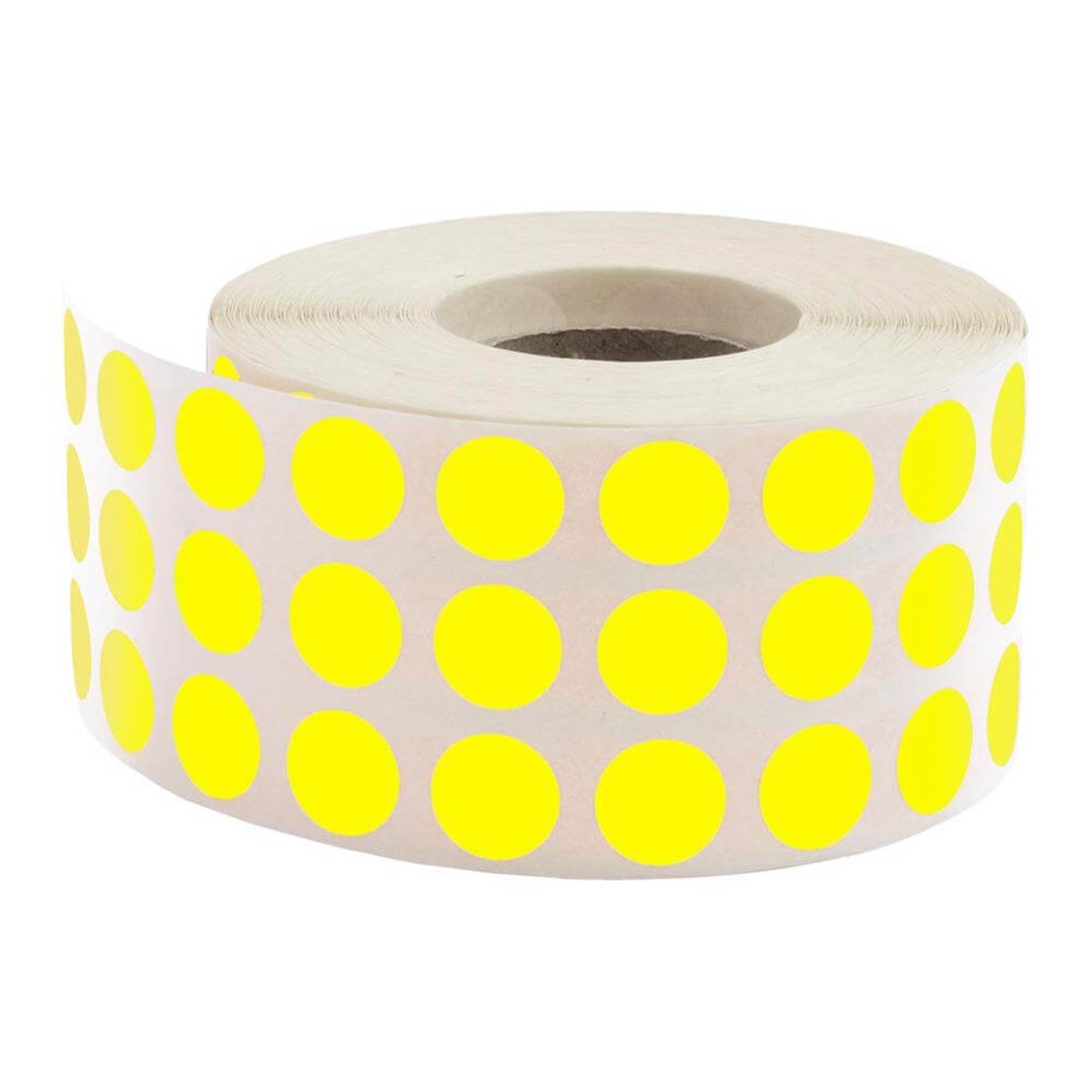 10 mm  Sarı Çap Sticker 10000 Adet