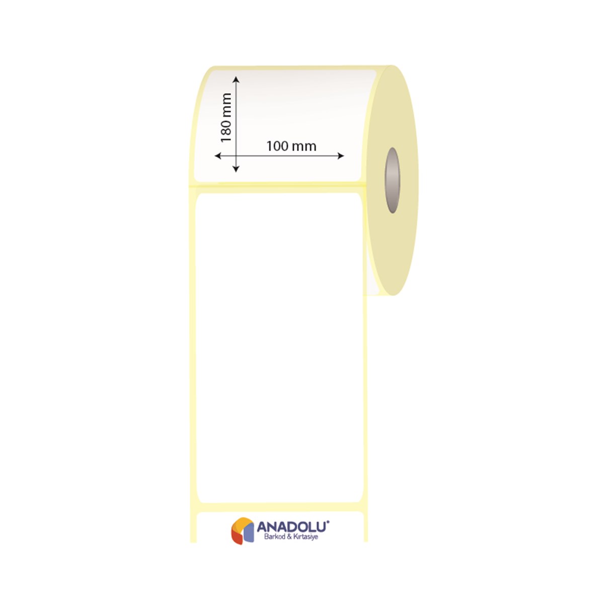 100mm x 180mm Kuşe Etiket