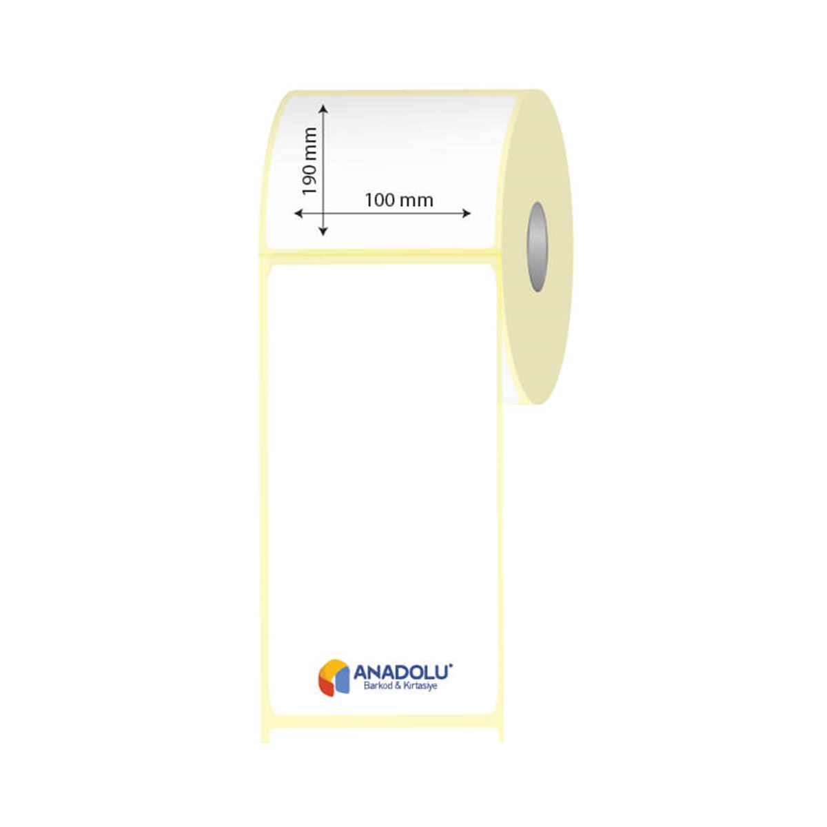 100mm x 190mm Kuşe Etiket