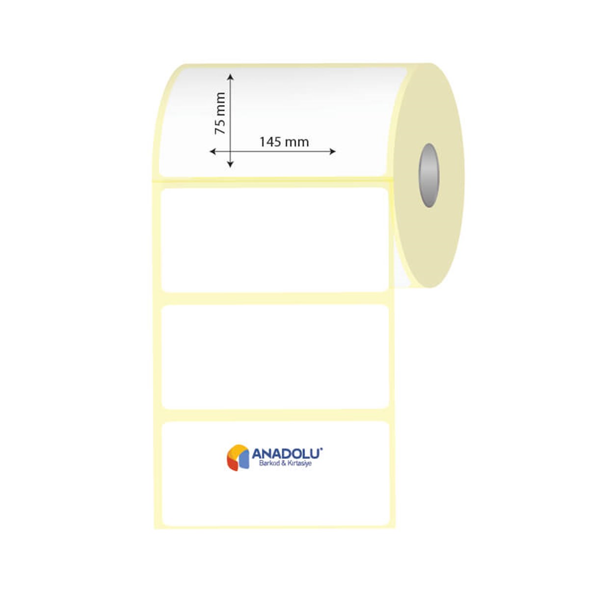 145mm x 75mm Kuşe Etiket