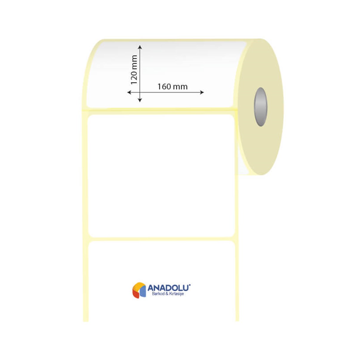 160mm x 120mm Kuşe Etiket