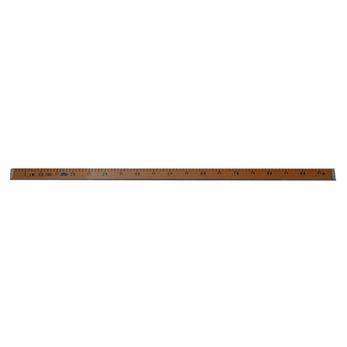 Ahşap Manifatura Cetveli Demirli 1 Metre (100cm)