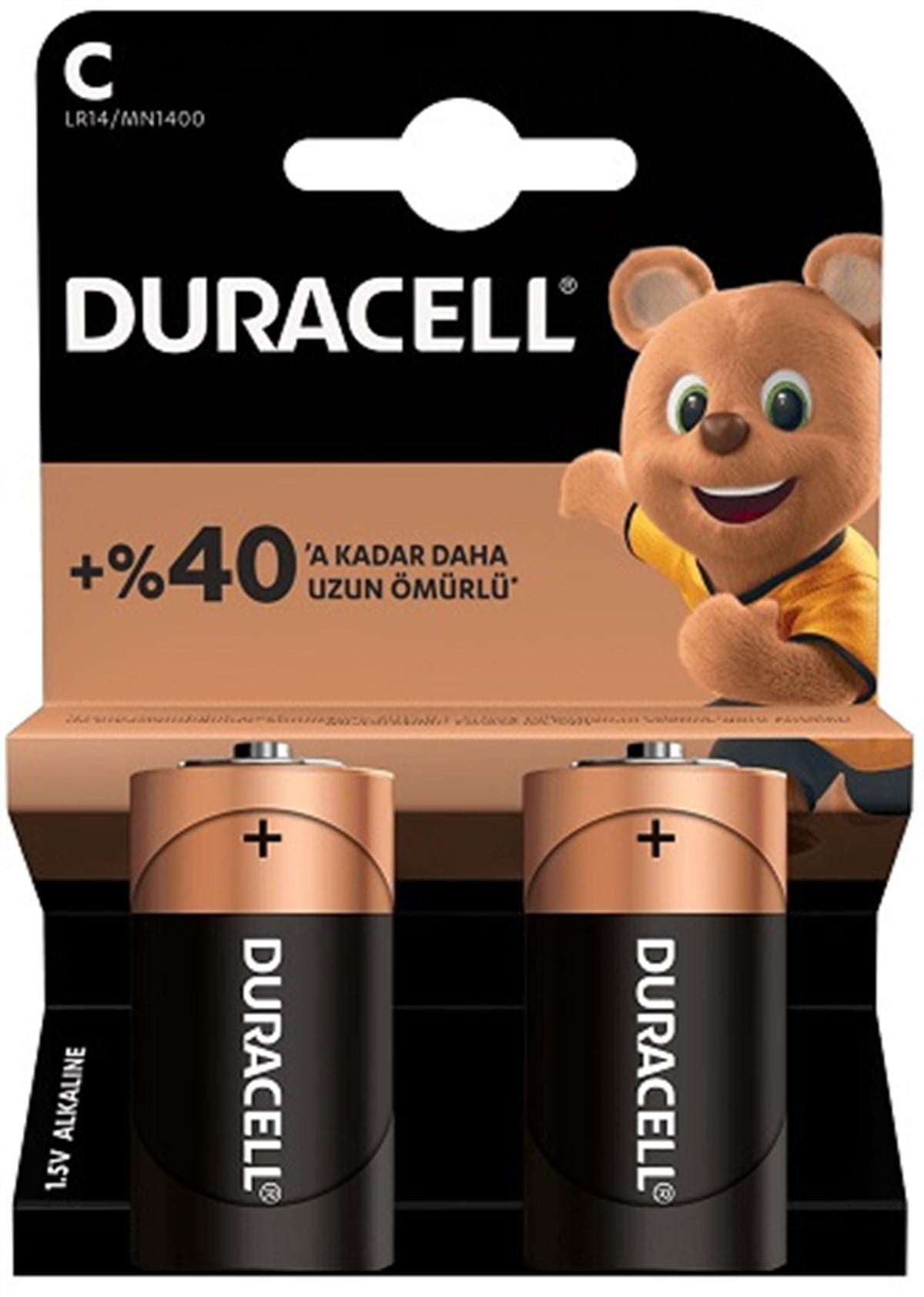 DURACELL PİL 2 Lİ C ORTA BOY LR-14