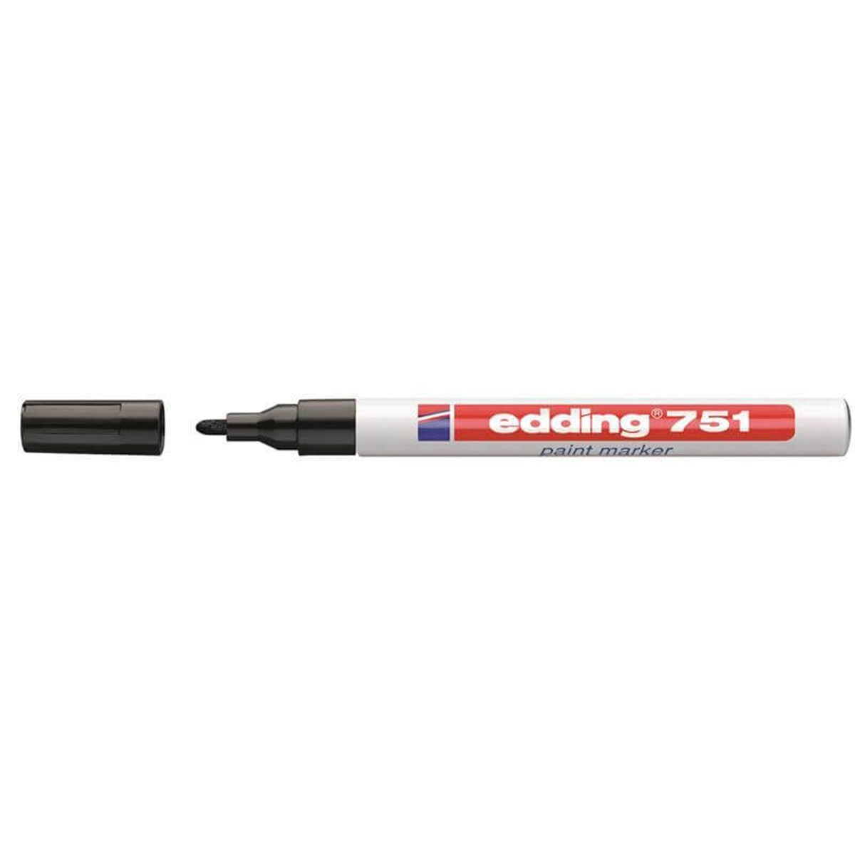 Edding 751-01 Siyah Marker Kalemleri