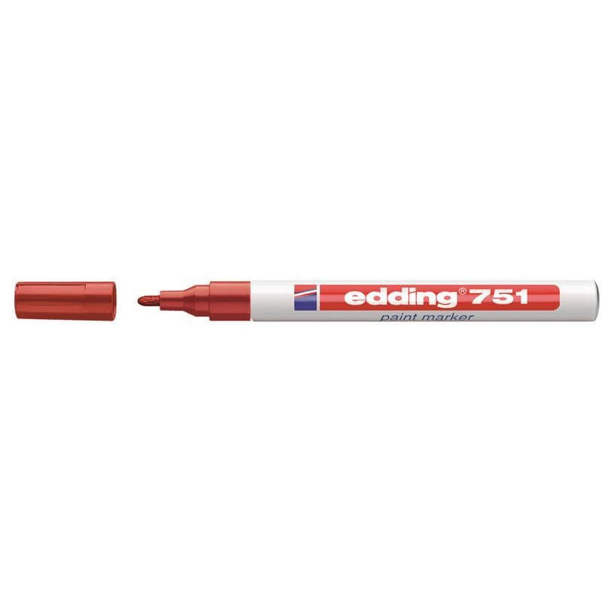 Edding 751-02 Kırmızı Marker Kalemleri