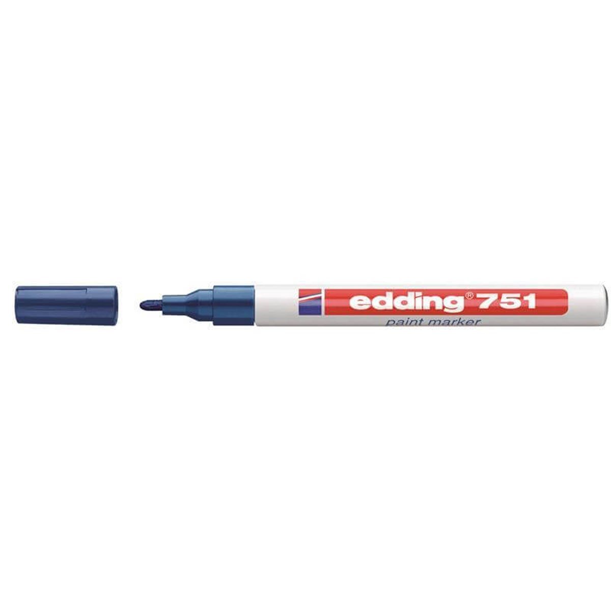 Edding 751-03 Mavi Marker Kalemleri