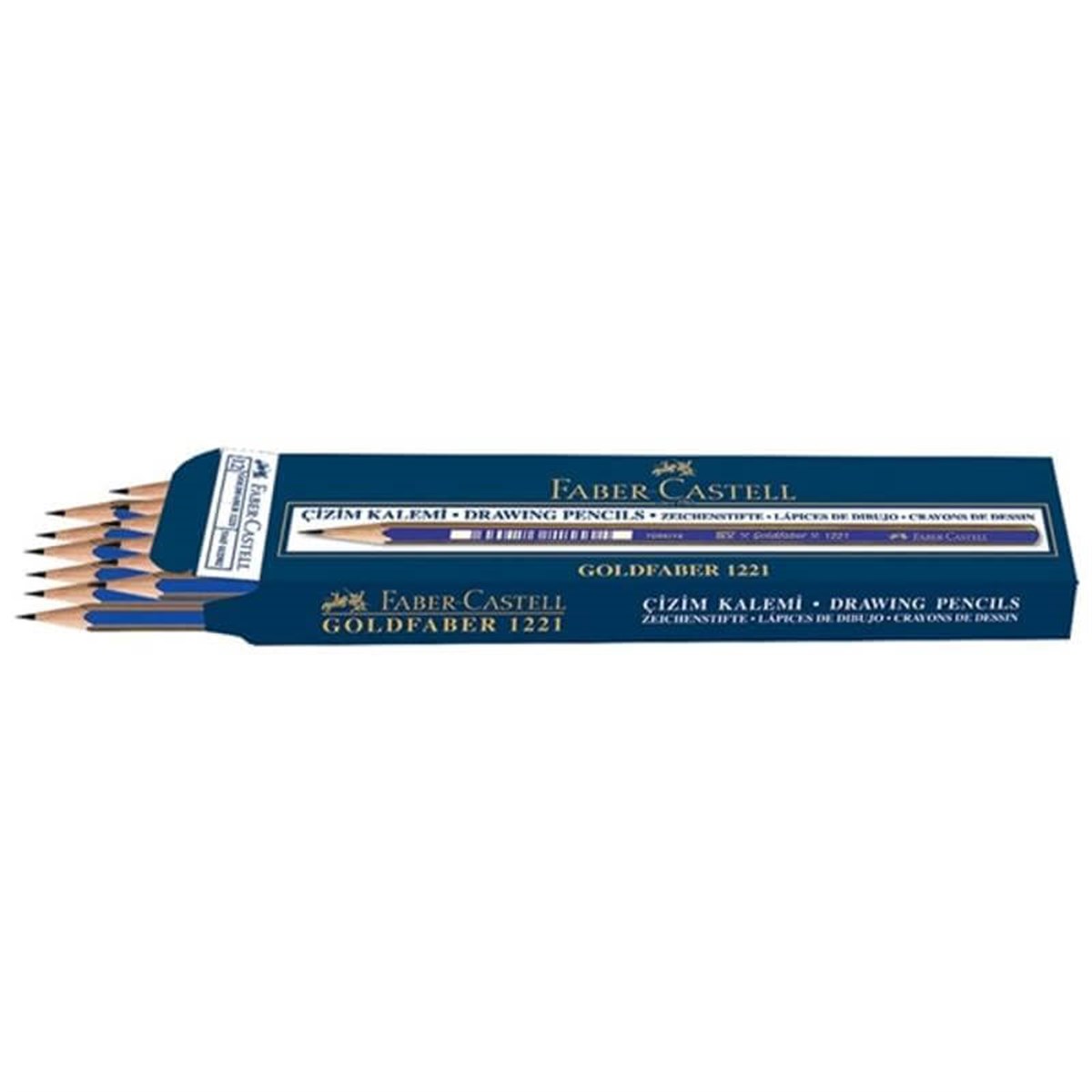 Faber Castell 1221 7H Dereceli Çizim Kalemi 12 Li 112517