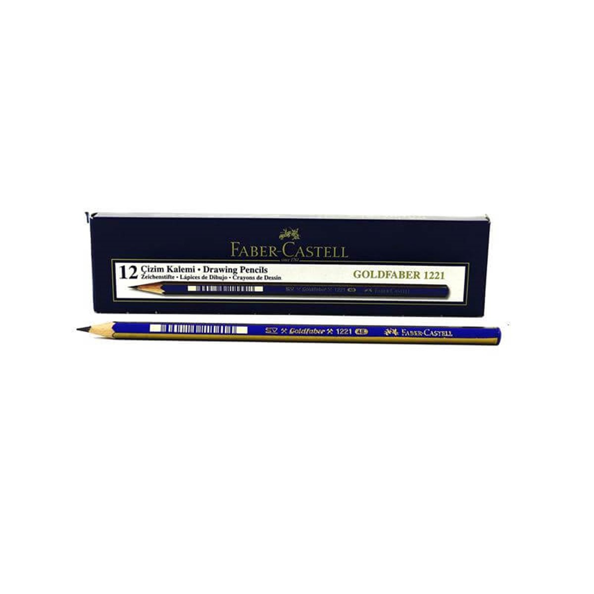 Faber Castell 4B Dereceli Çizim Kalemi 1221 112504
