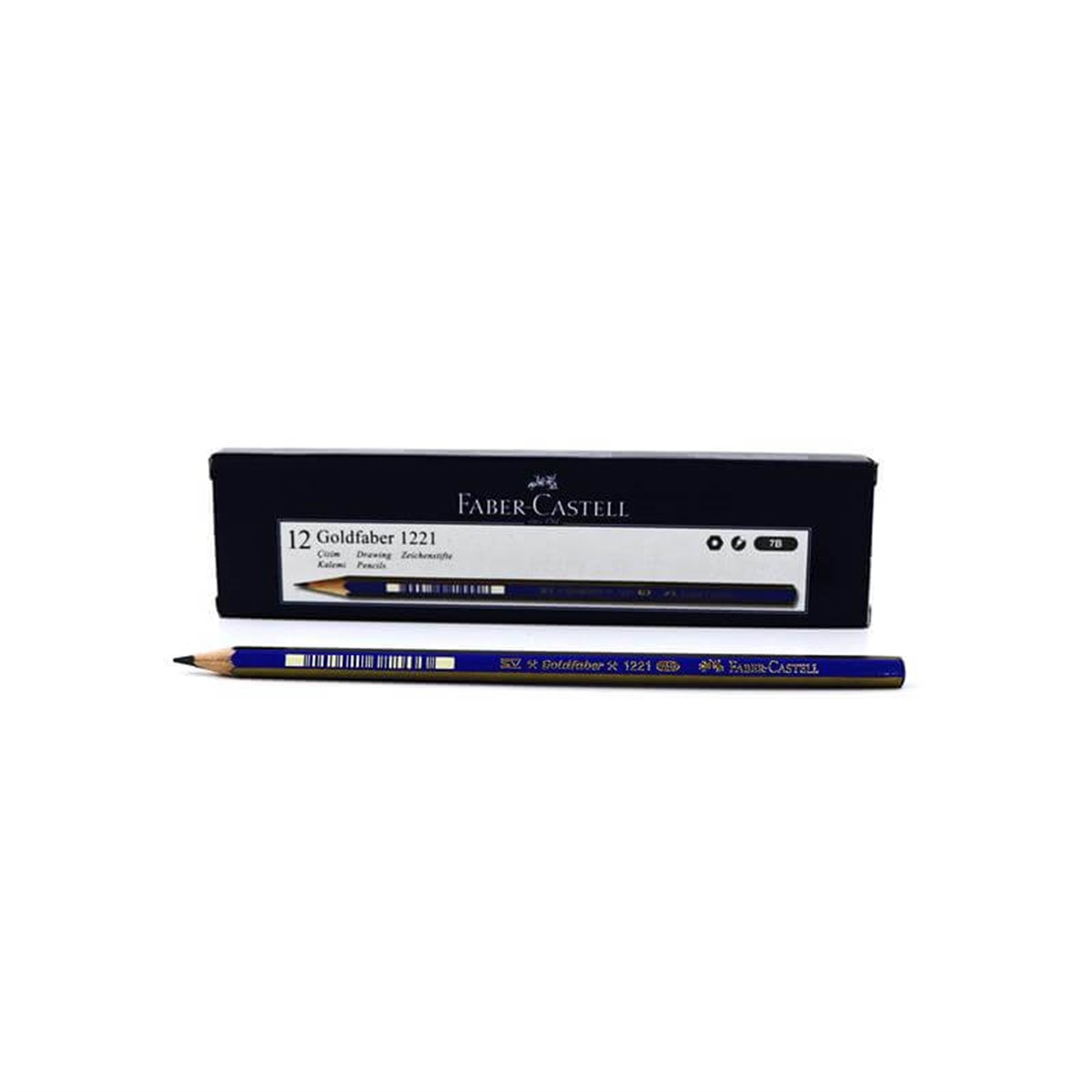 Faber Castell 7B Dereceli Çizim Kalemi 1221 112507