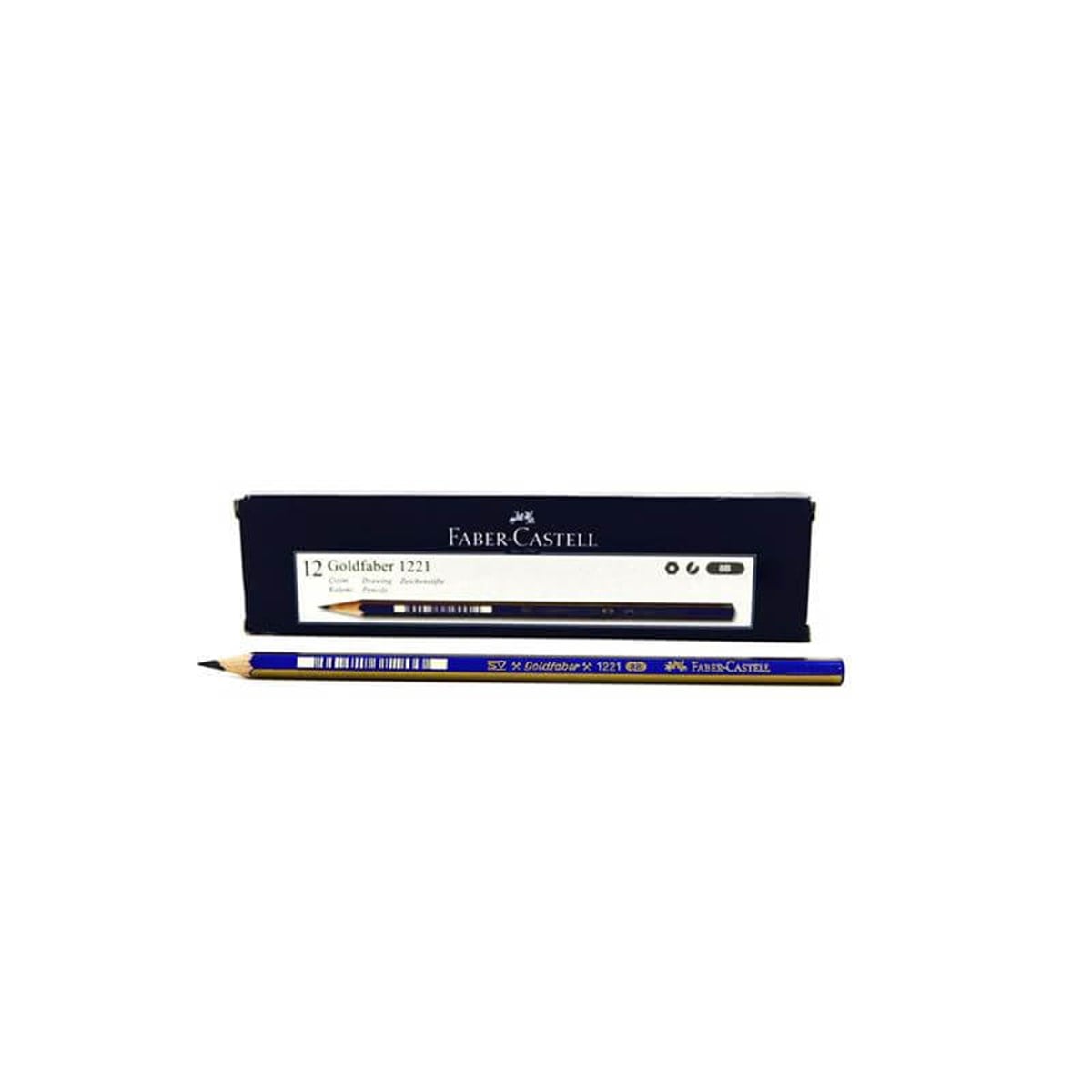 Faber Castell 8B Dereceli Çizim Kalemi 1221 112508