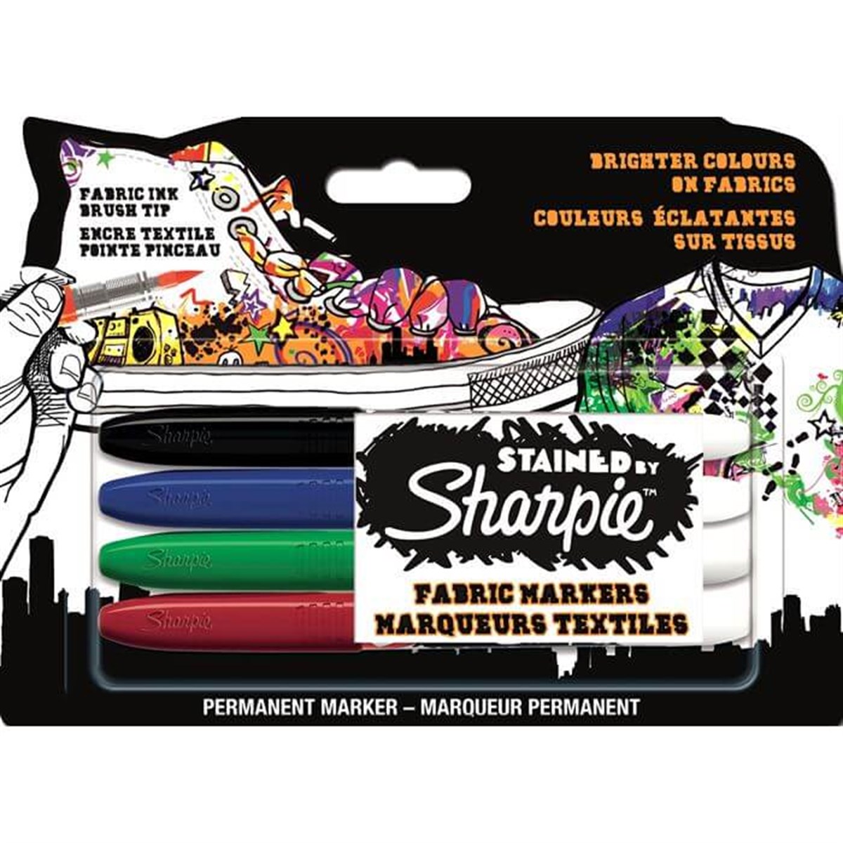 Sharpie Tekstil Markör 4'Lü S0962141 - Anadolu Barkod Kırtasiye