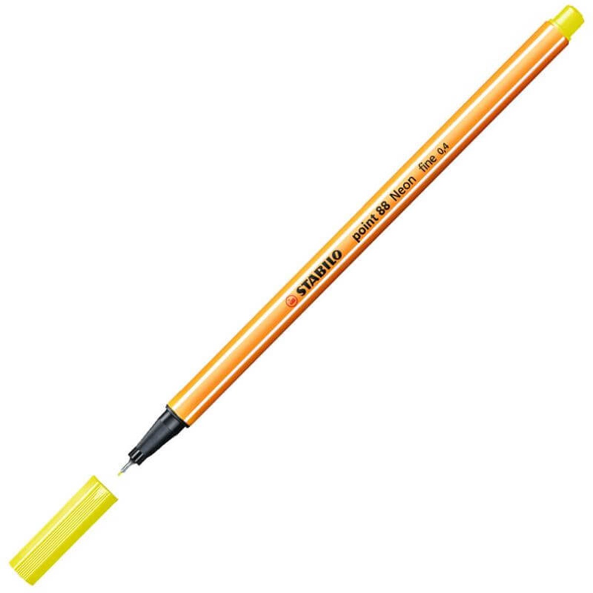 Stabilo Point 88/024 Floresan Sarı Fineliner Kalem 0.4