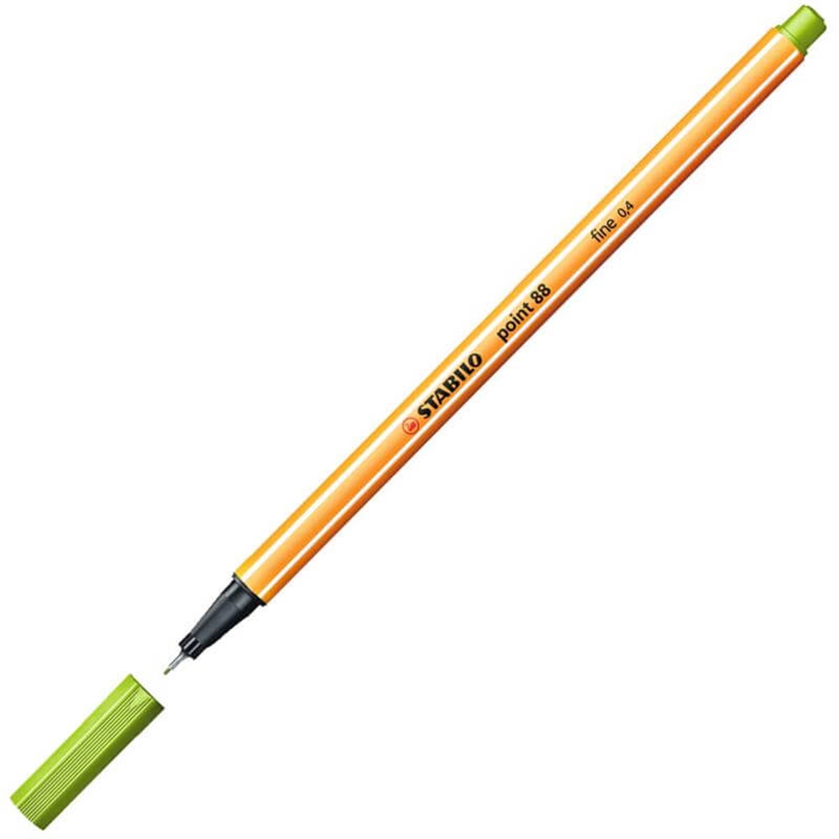 Stabilo Point 88/33 Elma Yeşilil Fineliner Kalem 0.4
