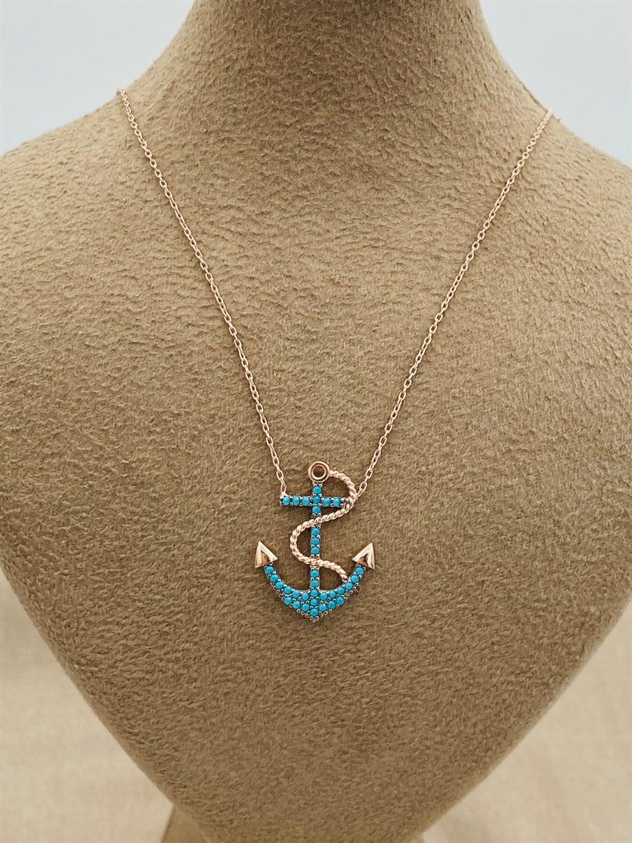 ÇAPA İŞARETLİ GÜMÜŞ KOLYE