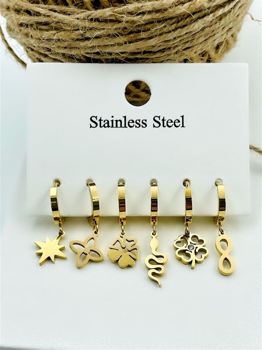 ÇELİK ÇOKLU SET KÜPE