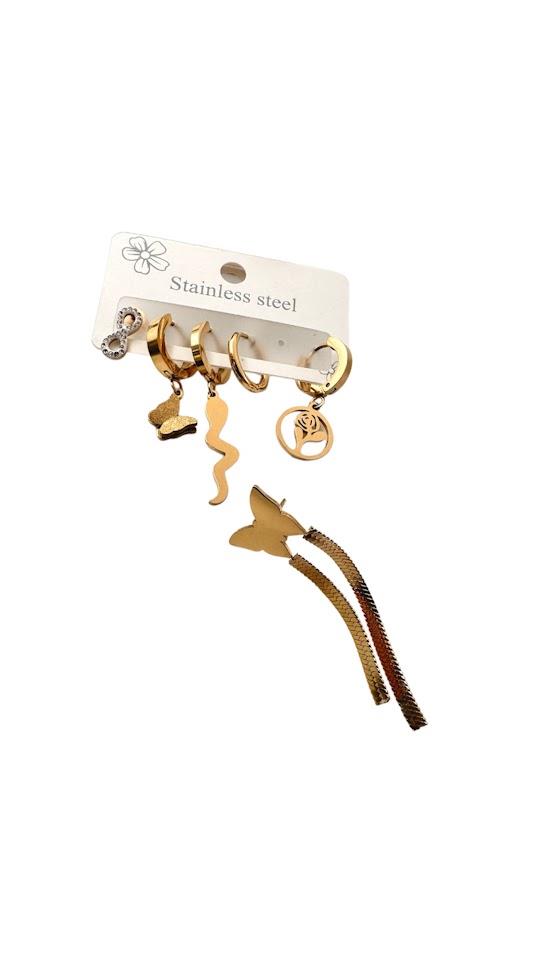 ÇELİK ÇOKLU SET KÜPE