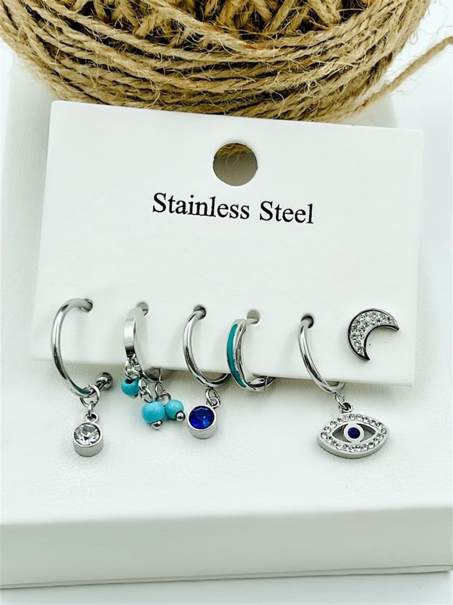ÇELİK ÇOKLU SET KÜPE