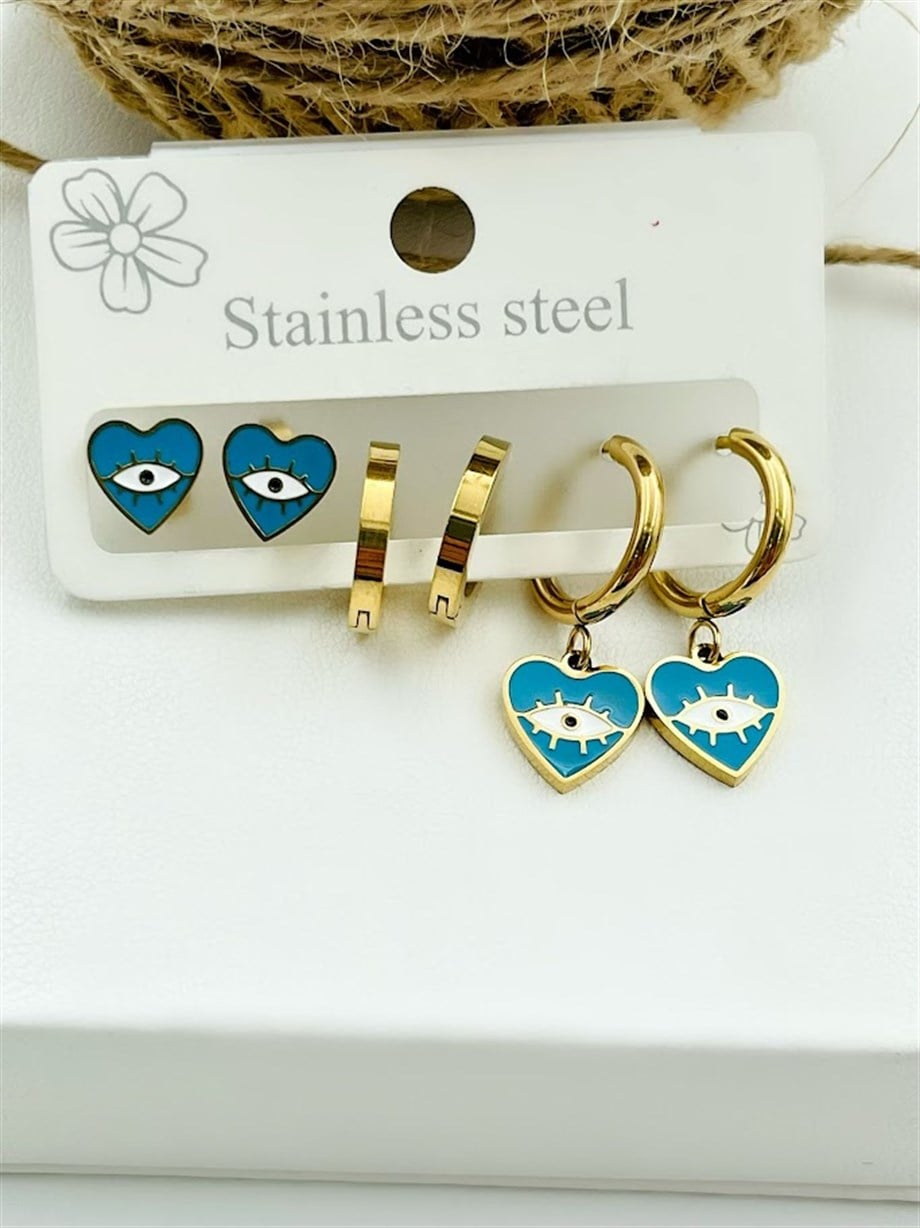 ÇELİK ÇOKLU SET KÜPE