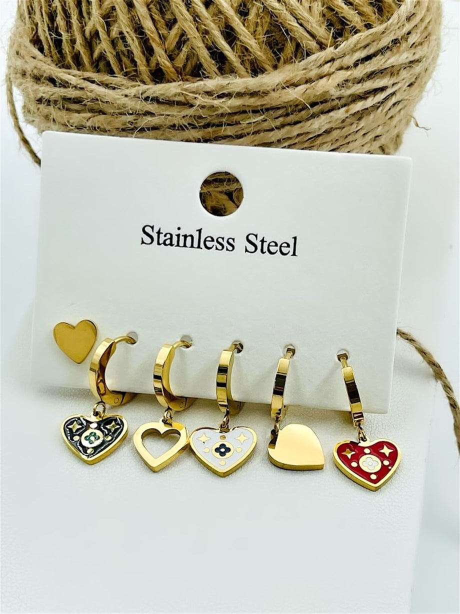 ÇELİK ÇOKLU SET KÜPE