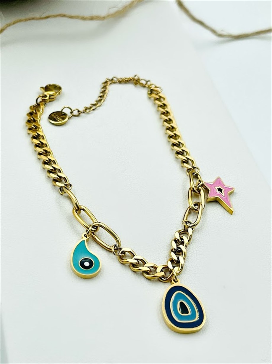 ÇELİK ŞANS BİLEKLİĞİ