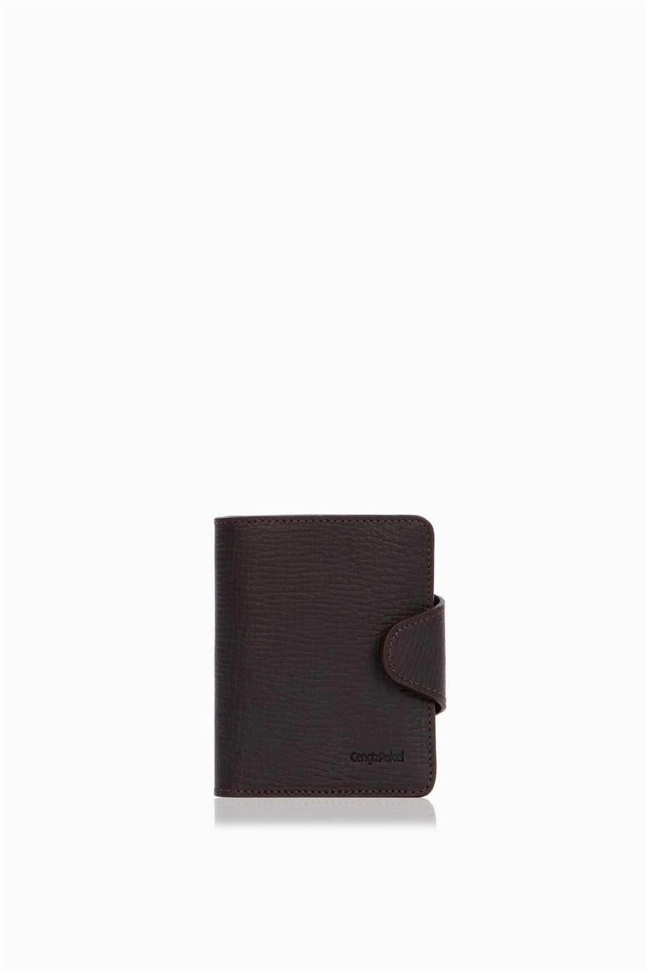 CENGİZ PAKEL 13632-KAHVE HAKİKİ DERİ UNISEX CÜZDAN