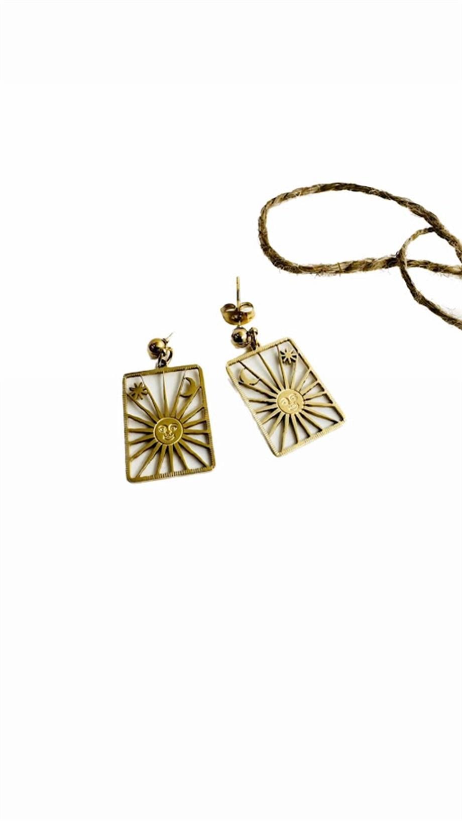 GÜNEŞ MODEL ÇELİK KÜPE