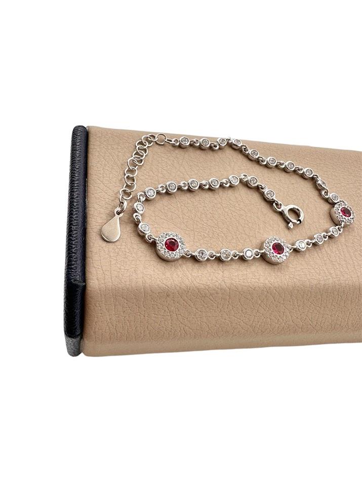 TAŞLI GÜMÜŞ BİLEKLİK