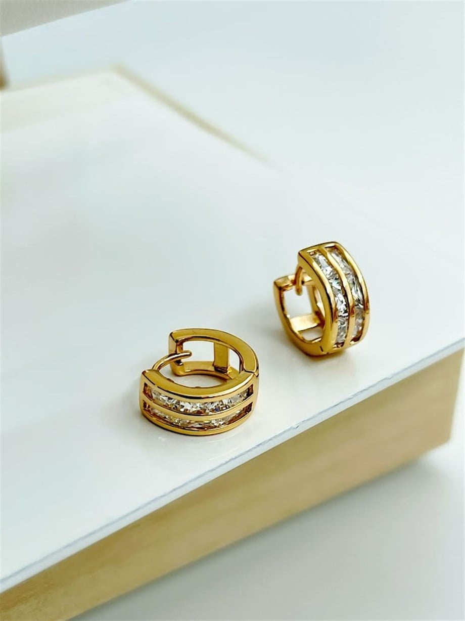 TAŞLI VIP HALKA KÜPE