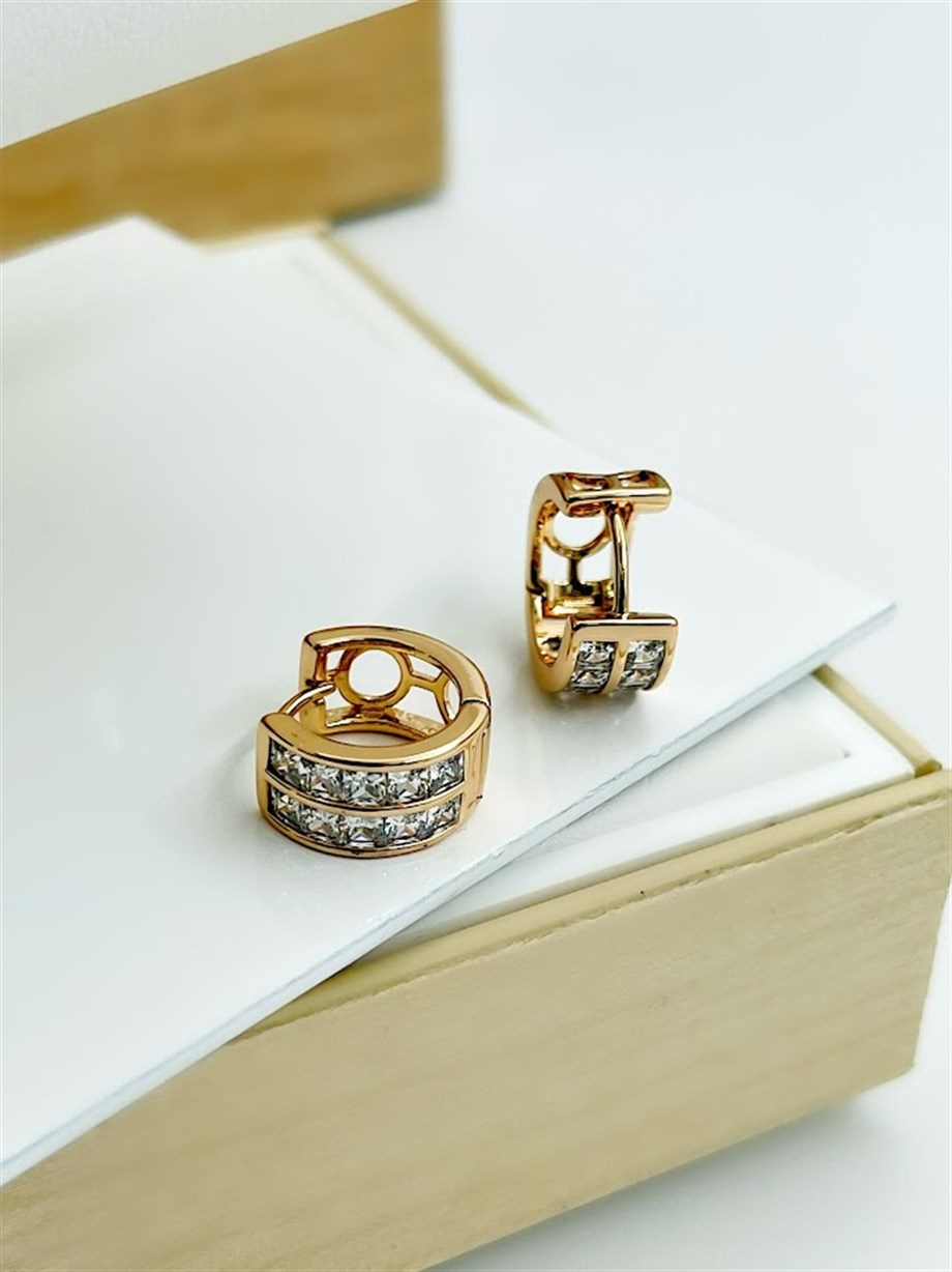 TAŞLI VIP HALKA KÜPE