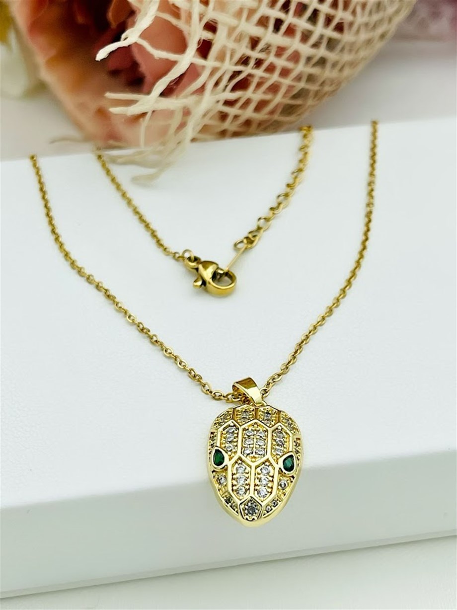 YILAN MODEL ÇELİK KOLYE