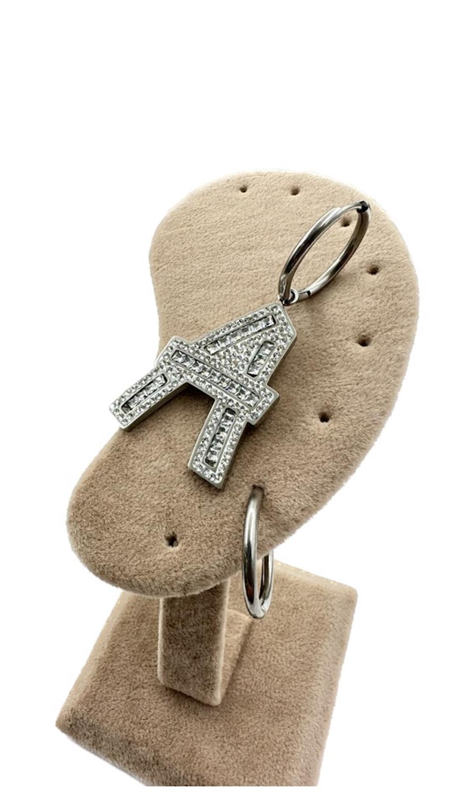 ''A'' HARF ÇELİK BÜYÜK KÜPE