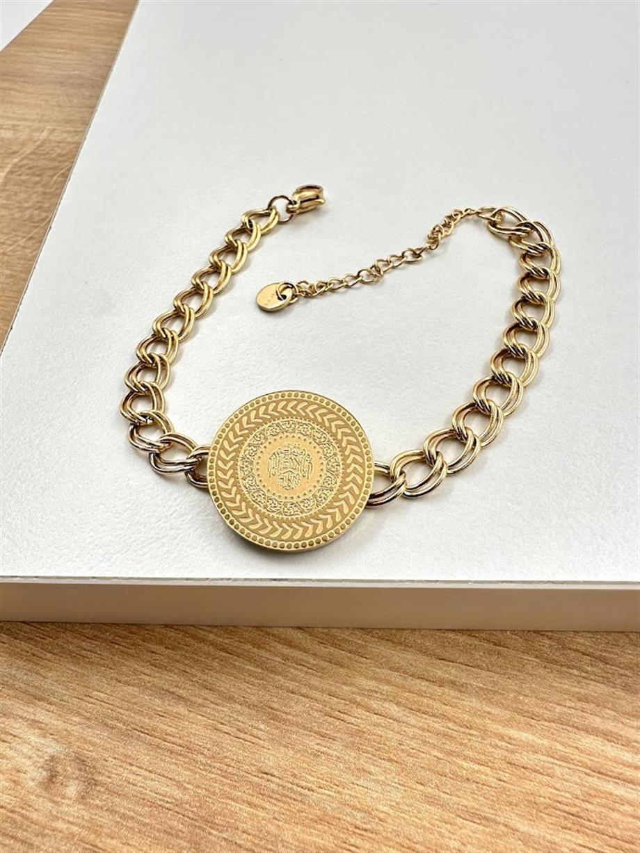 ALTIN MODELİ ÇELİK BİLEKLİK