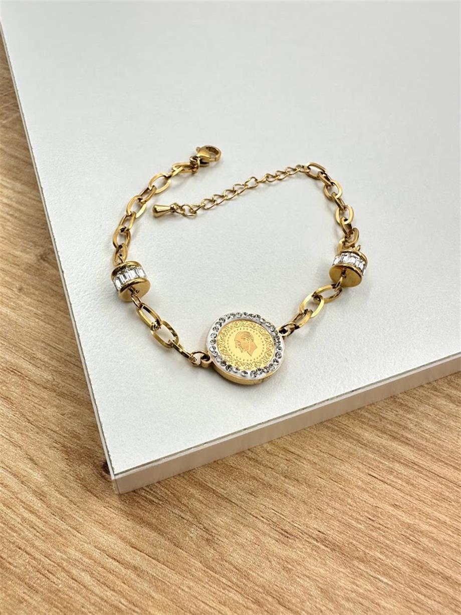 ALTIN MODELİ ÇELİK BİLEKLİK