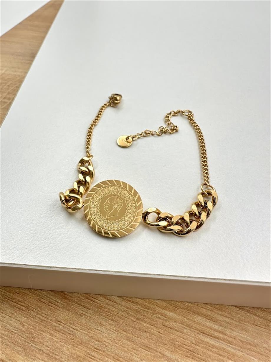 ALTIN MODELİ ÇELİK BİLEKLİK