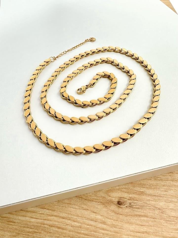 ARPA ZİNCİR ÇELİK KOLYE