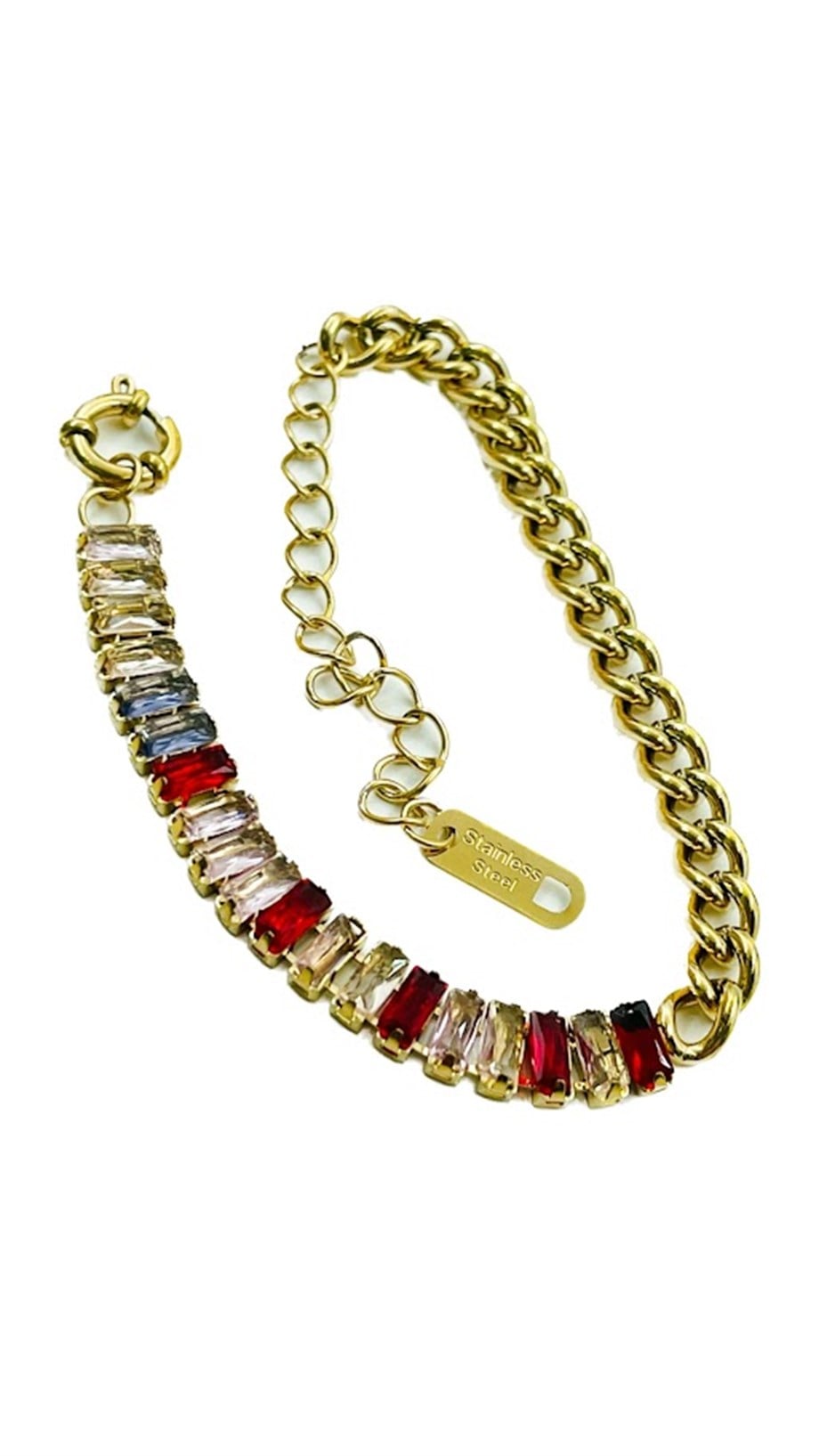 BAGET TAŞ ÇELİK BİLEKLİK