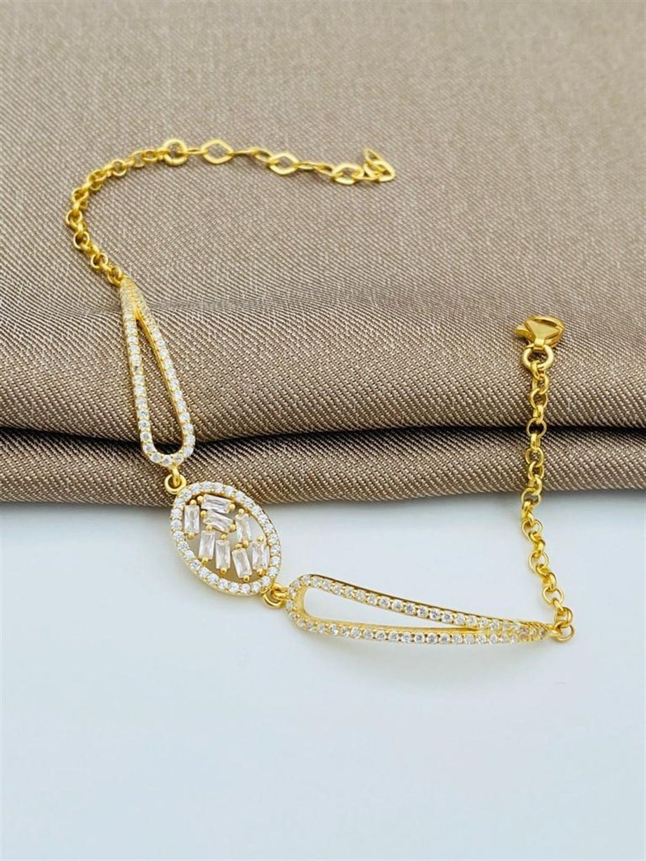 BAGET TAŞ GÜMÜŞ BİLEKLİK