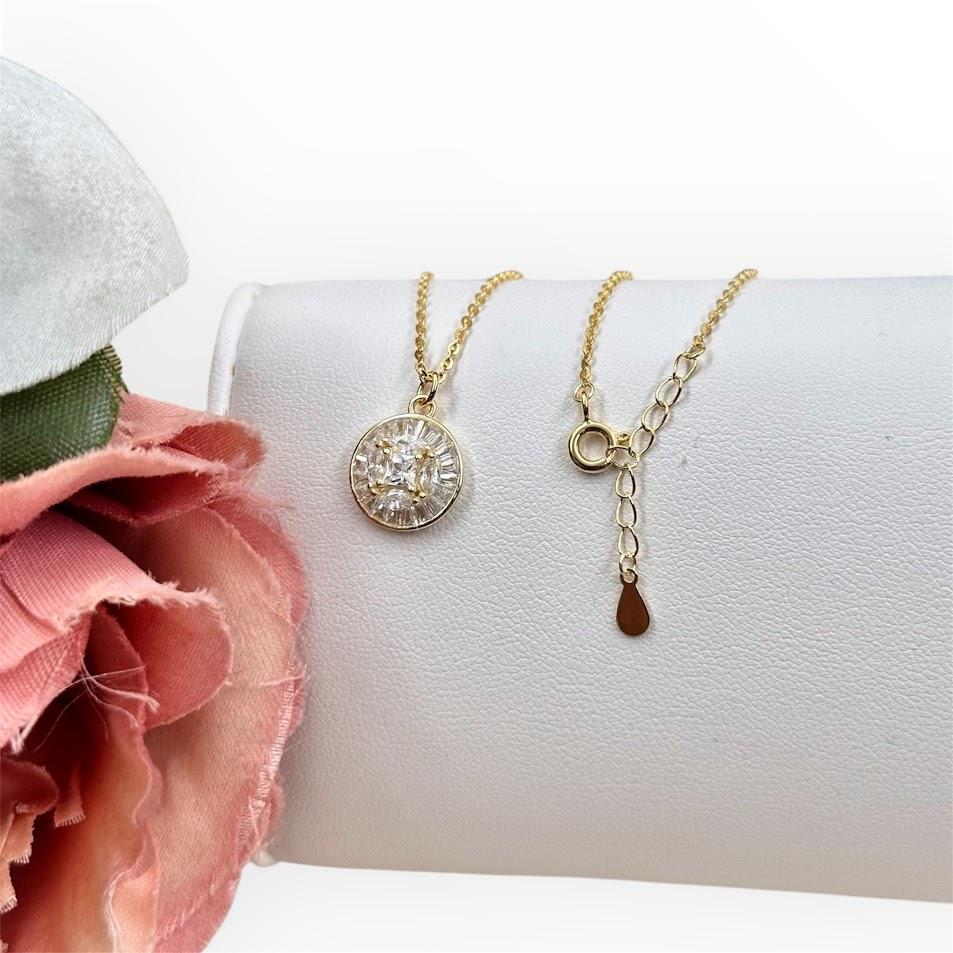 BAGET TAŞ GÜMÜŞ KOLYE