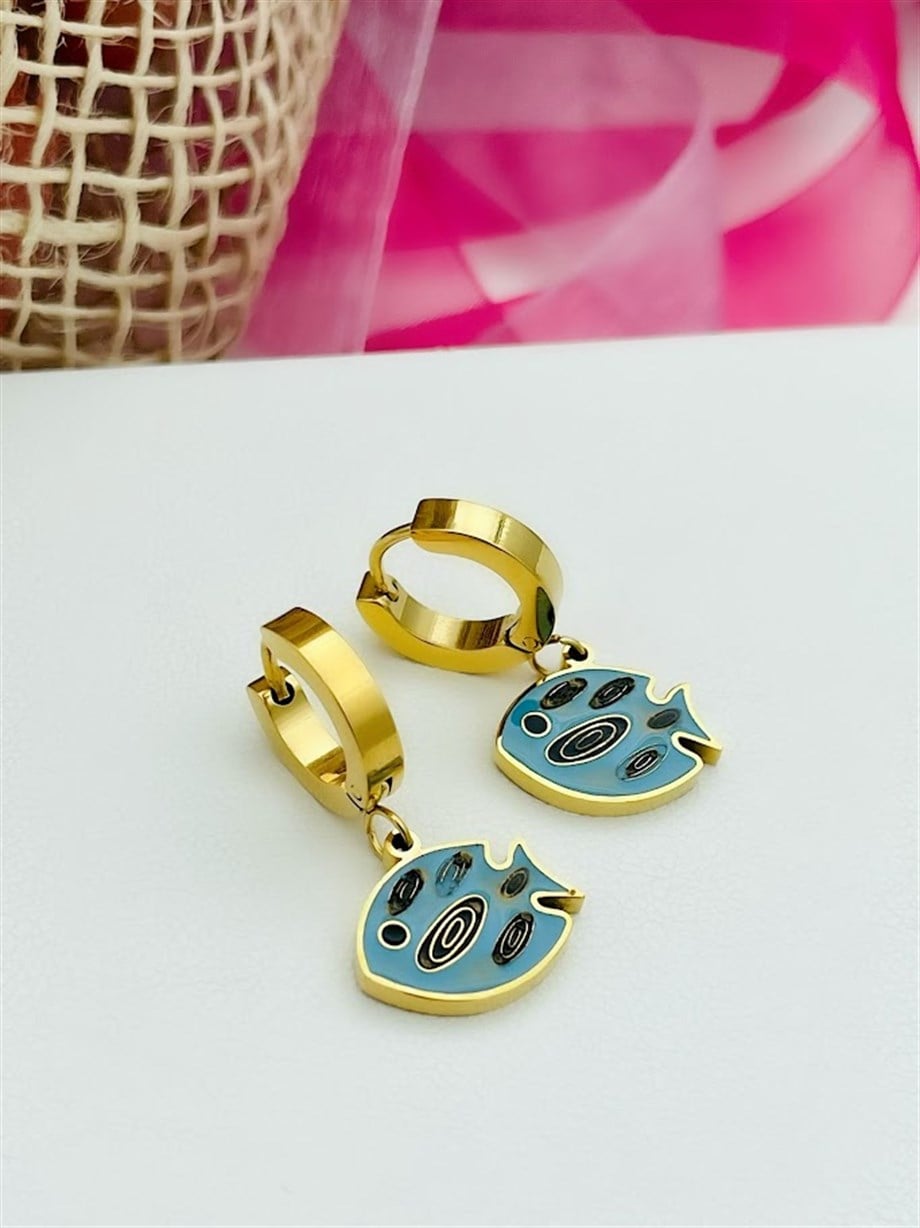 BALIK MODEL ÇELİK KÜPE