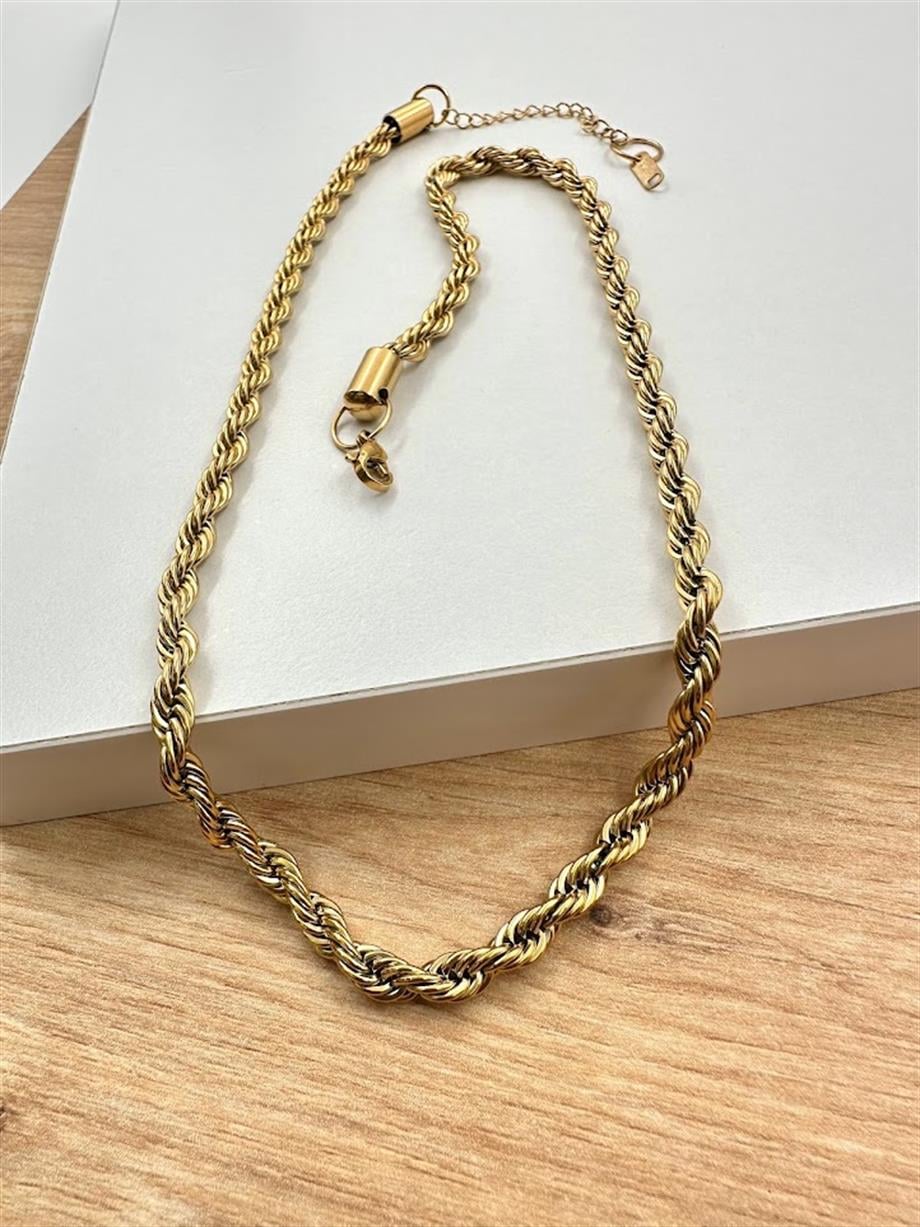 BURGU MODEL ÇELİK KOLYE