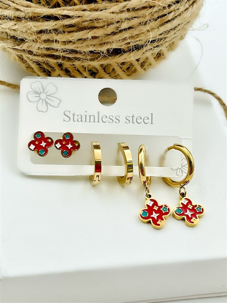 ÇELİK ÇOKLU SET KÜPE