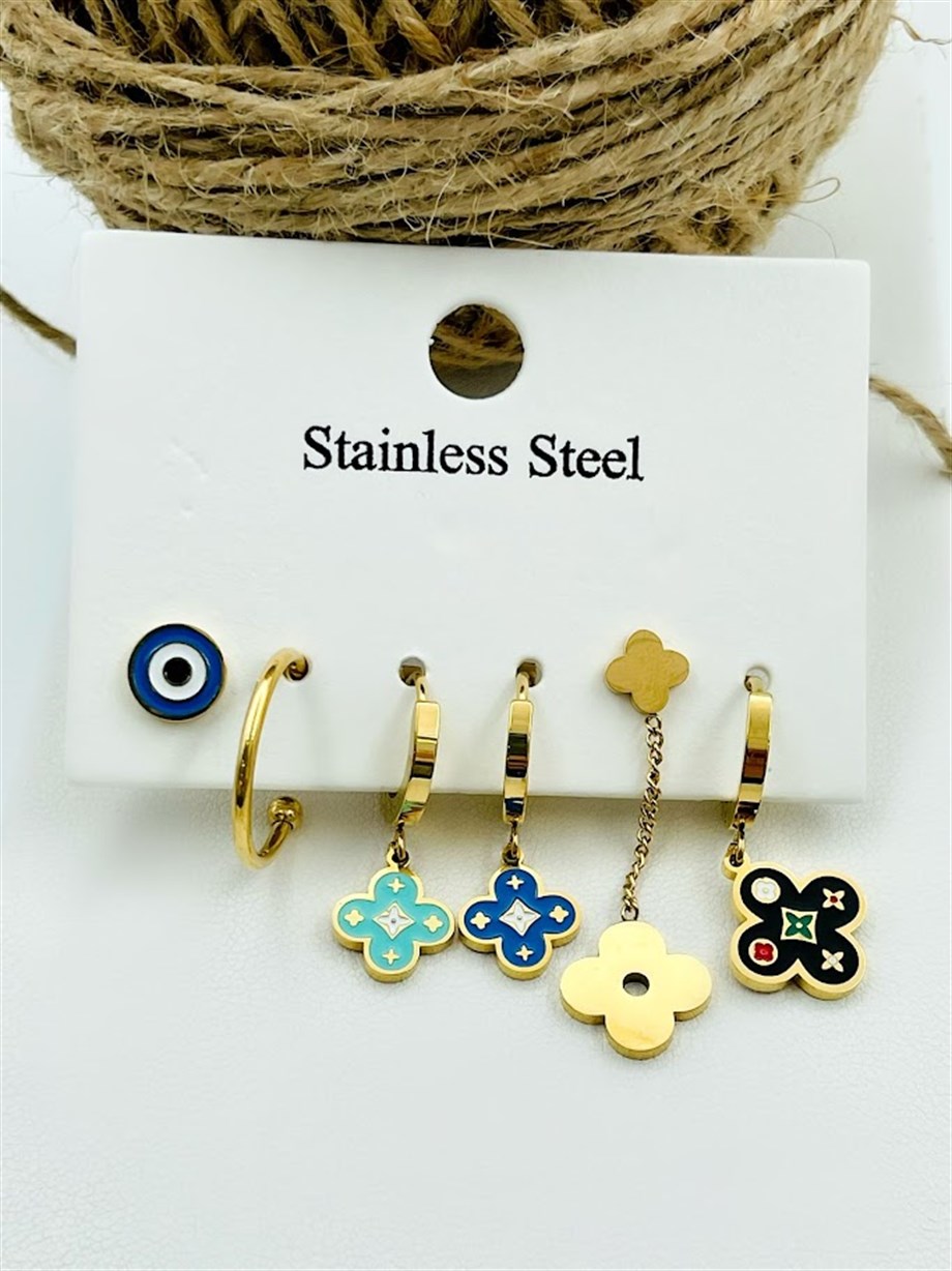 ÇELİK ÇOKLU SET KÜPE