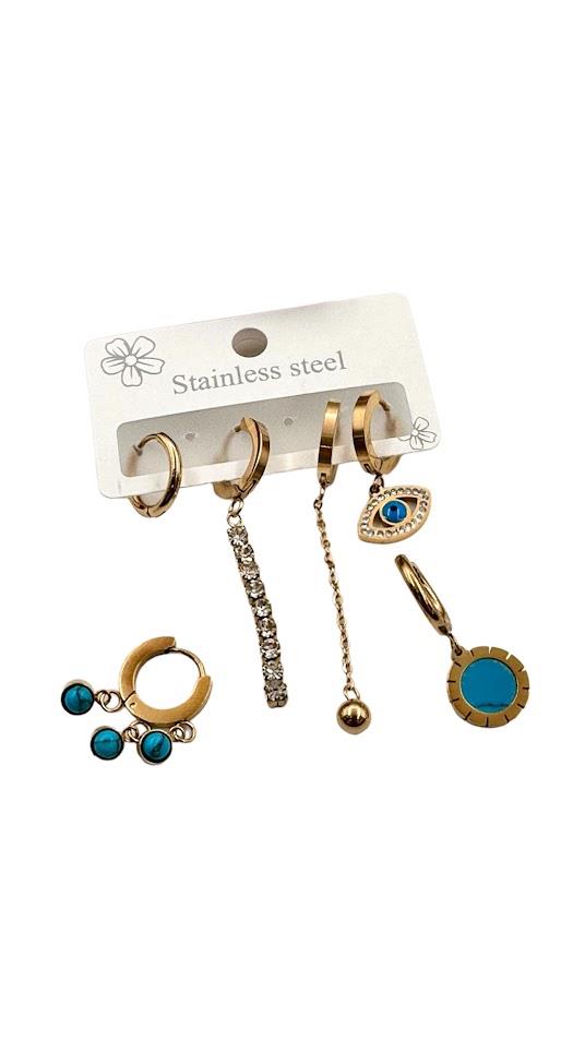 ÇELİK ÇOKLU SET KÜPE