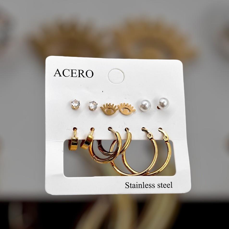 ÇELİK ÇOKLU SET KÜPE