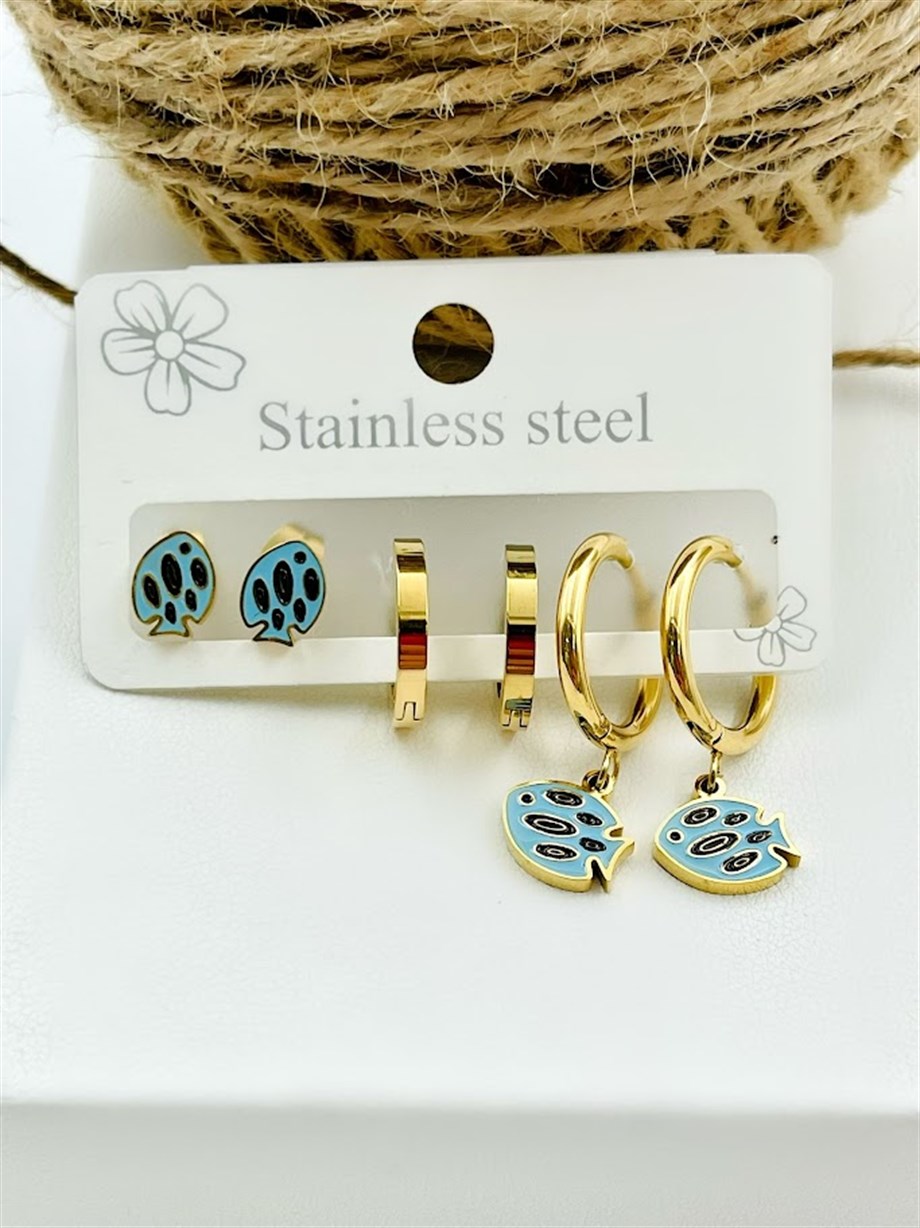 ÇELİK ÇOKLU SET KÜPE